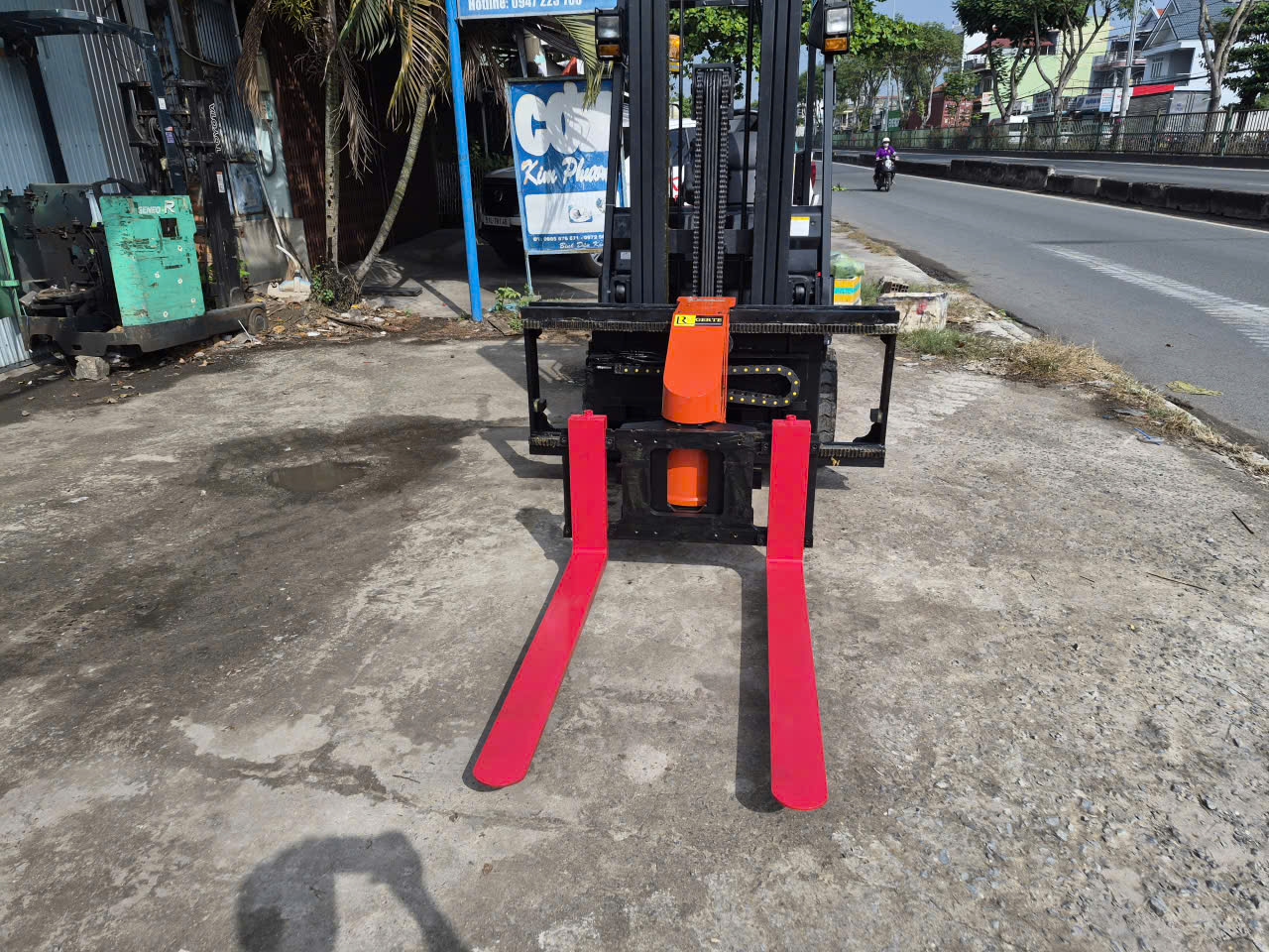 ảnh xe nâng điện nichiyu