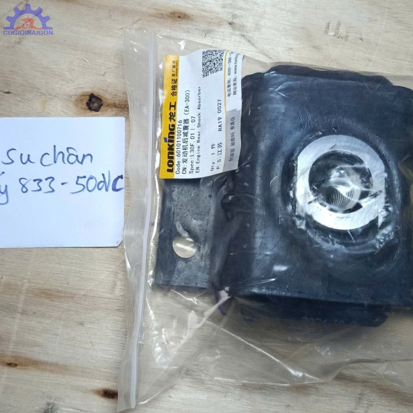 Cao su chân máy xe xúc lật Lonking