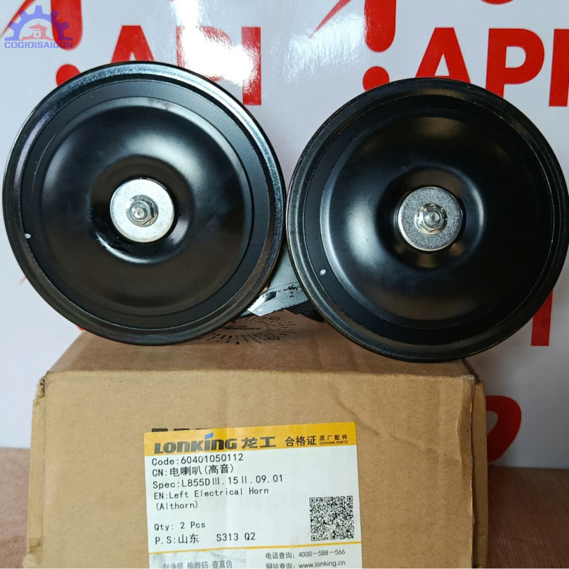 Còi điện xe xúc lật Lonking (trái & phải)