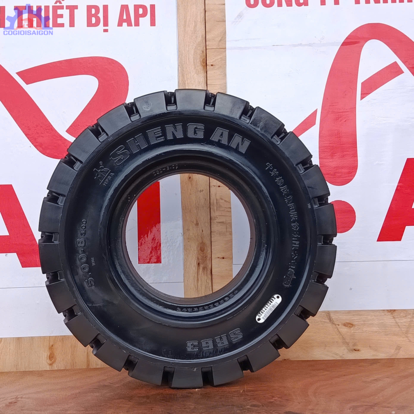 Lốp Đặc Xe Nâng 500-8 Chính Hãng