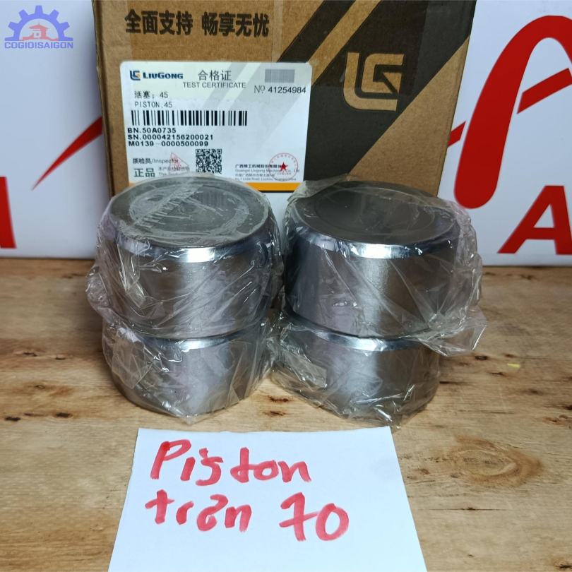 Piston phanh xe xúc lật 70 75 chính hãng Liugong