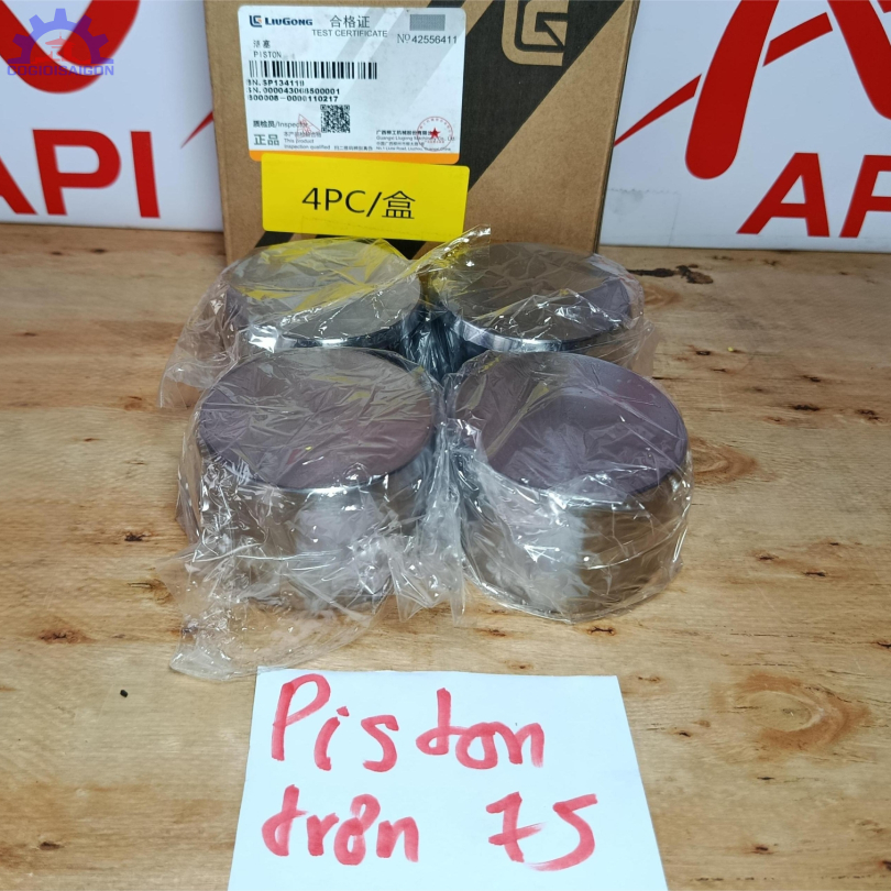 Piston phanh xe xúc lật 70 75 chính hãng Liugong